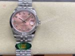 ARF Rolex Datejust 31mm 2236 Movement Pink Face Diamond Markers Jubilee Watch